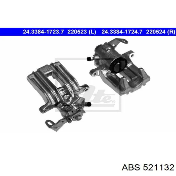 Pinza de freno trasera derecha ABS 521132 precio, desde 55,18 EUR