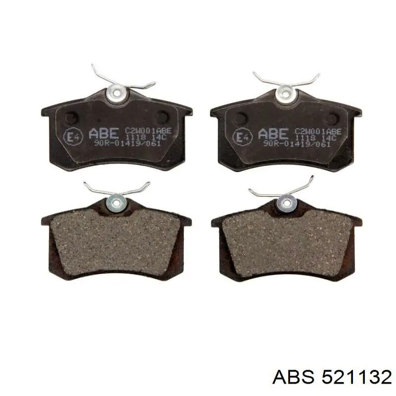 Pinza de freno trasera derecha ABS 521132