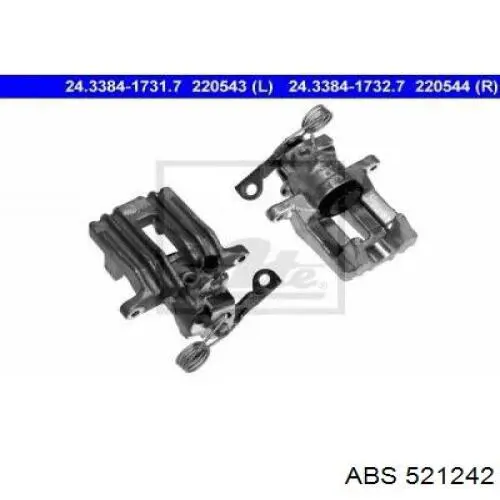 Pinza de freno trasera derecha ABS 521242 precio, desde 37,75 EUR
