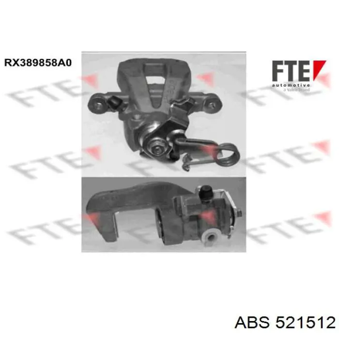 521512 ABS pinza de freno trasero derecho