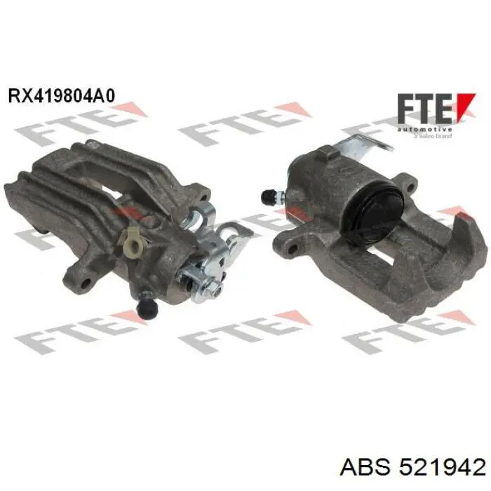Pinza de freno trasera derecha ABS 521942 precio, desde 60,98 EUR
