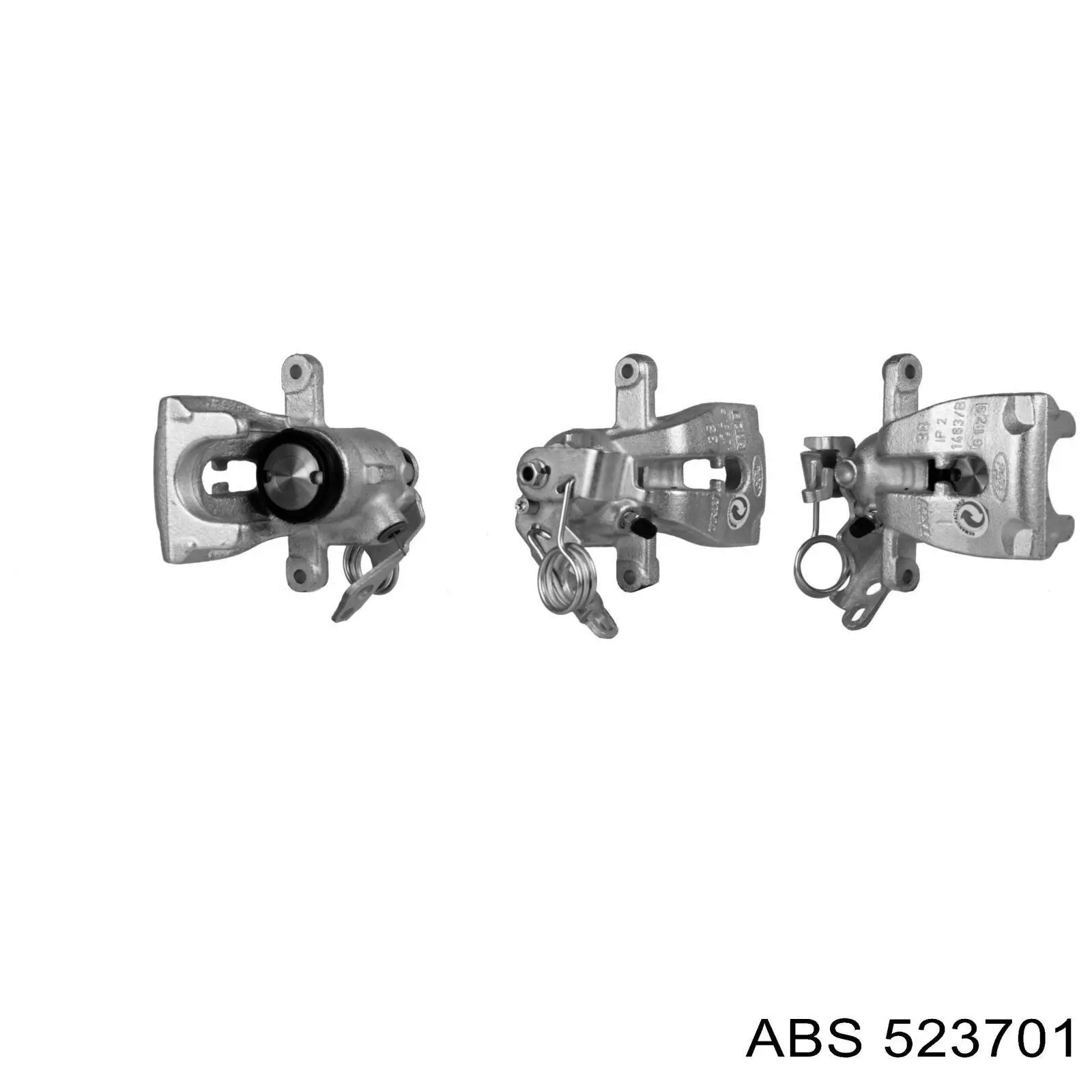 Pinza de freno trasera izquierda 523701 ABS