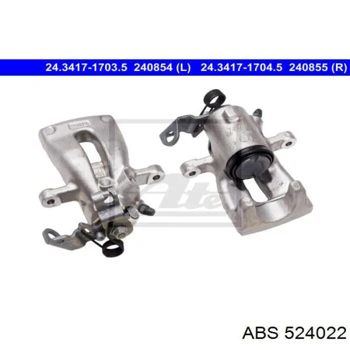 524022 ABS pinza de freno trasero derecho