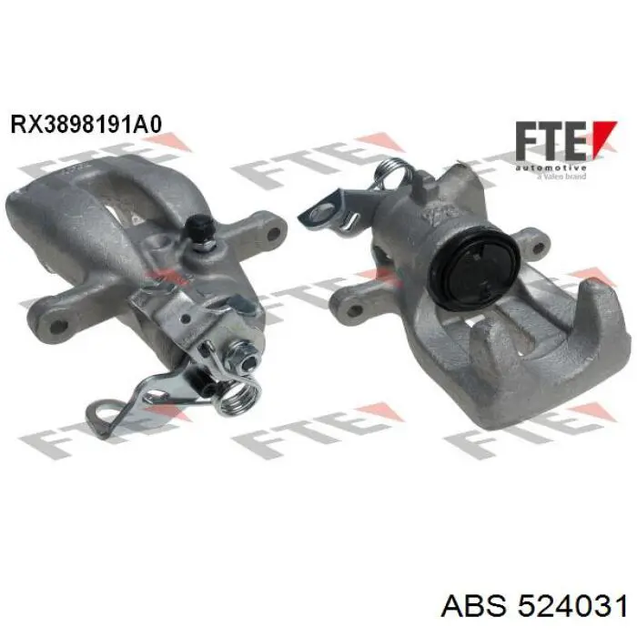 Pinza de freno trasera izquierda Febi 182273