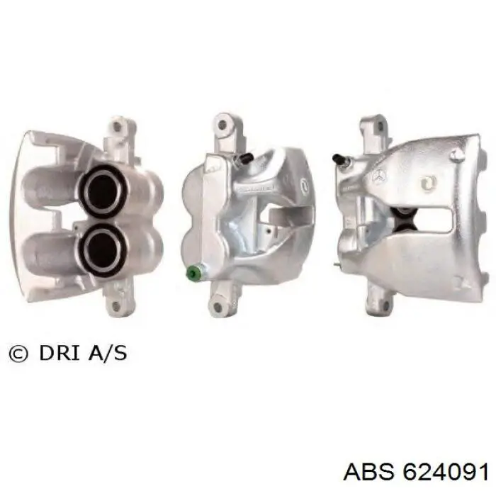 Comprar 624091 ABS Pinza de freno trasera izquierda
