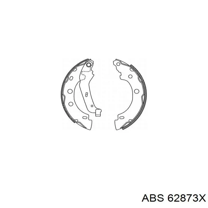 Bombín de freno de rueda trasero ABS 62873X