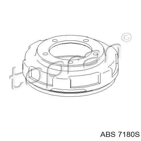 7180S ABS freno de tambor trasero