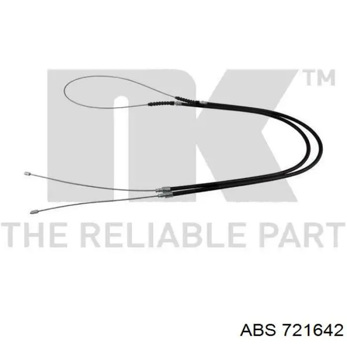 Pinza de freno trasera derecha 721642 ABS