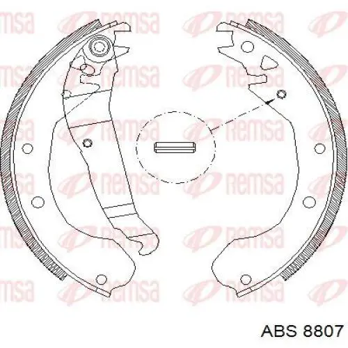 Comprar 8807 ABS Zapatas de freno