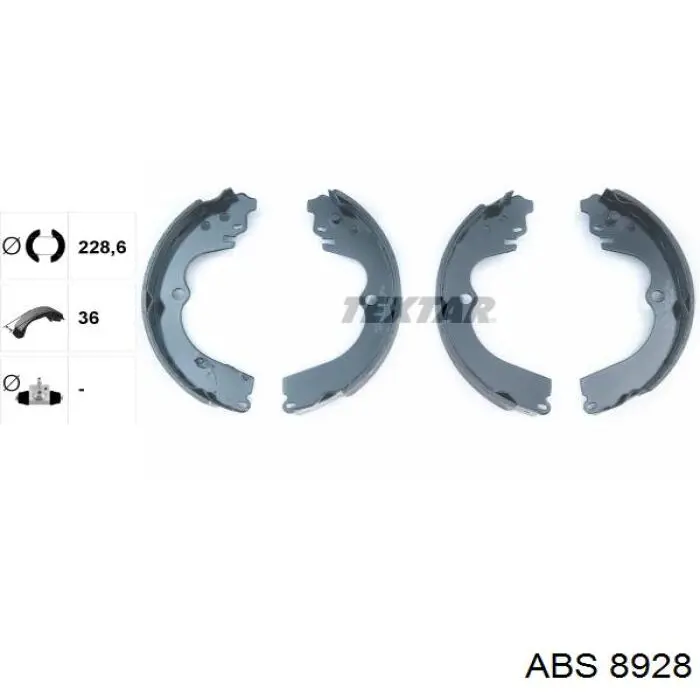 Comprar 8928 ABS Zapatas de freno