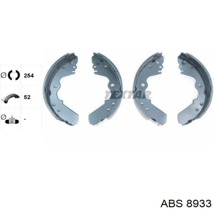 Comprar 8933 ABS Zapatas de freno