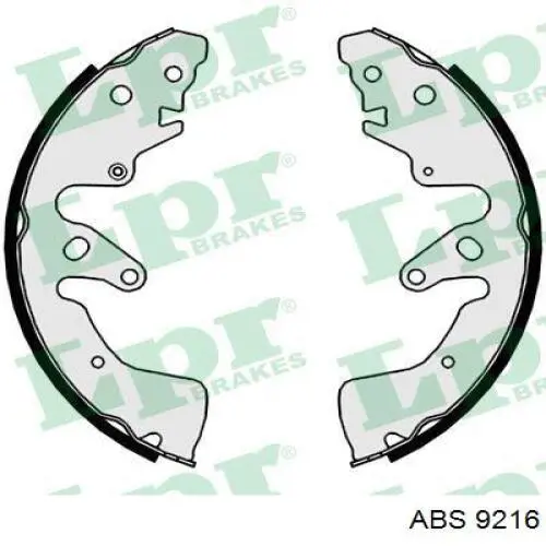 Zapatas de freno de tambor traseras ABS 9216 precio, desde 24,65 EUR