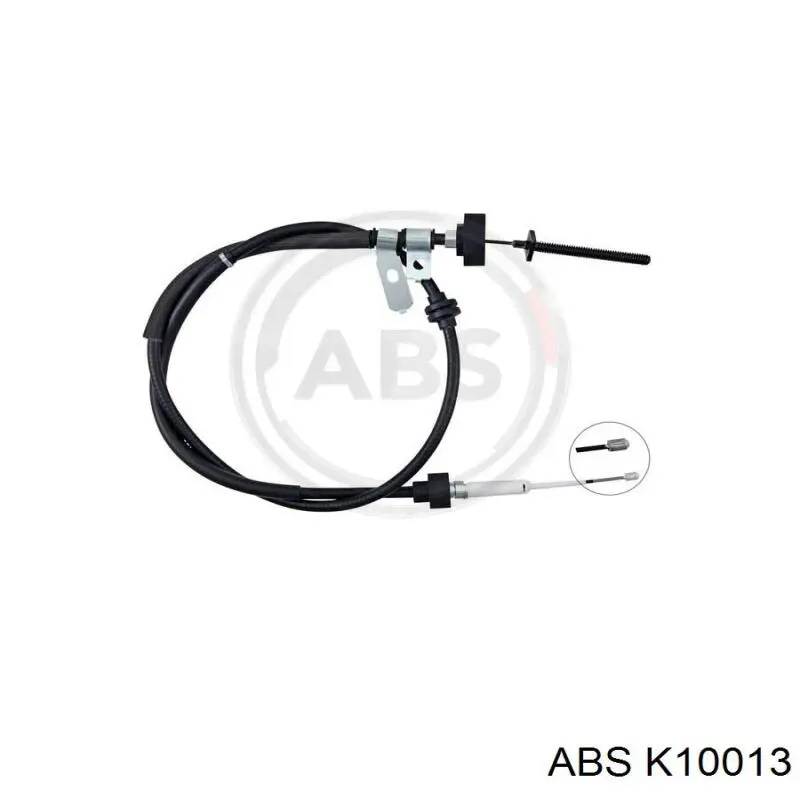 K10013 ABS cable de freno de mano trasero derecho