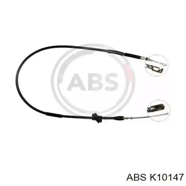 893609721AG VAG cable de freno de mano trasero izquierdo