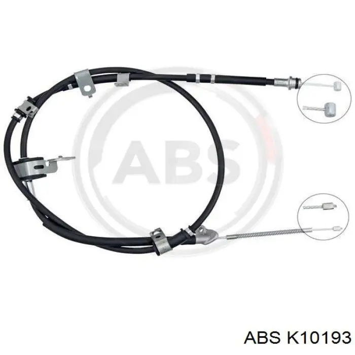 K10193 ABS cable de freno de mano trasero izquierdo