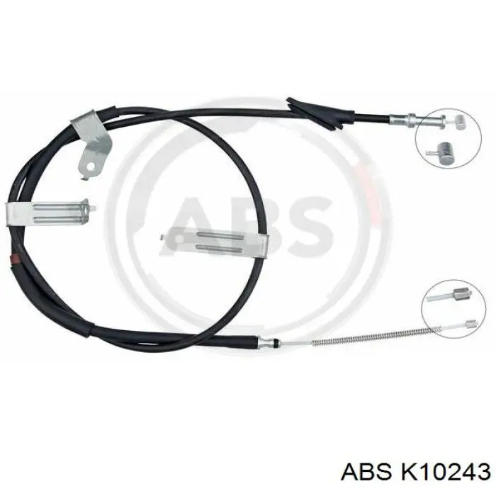 K10243 ABS cable de freno de mano trasero izquierdo