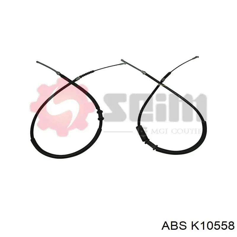 K10558 ABS cable de freno de mano trasero derecho