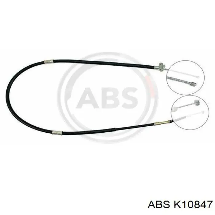 K10847 ABS cable de freno de mano trasero izquierdo