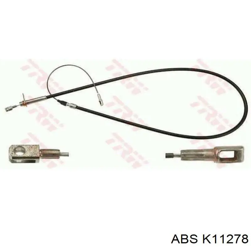 K11278 ABS cable de freno de mano trasero derecho