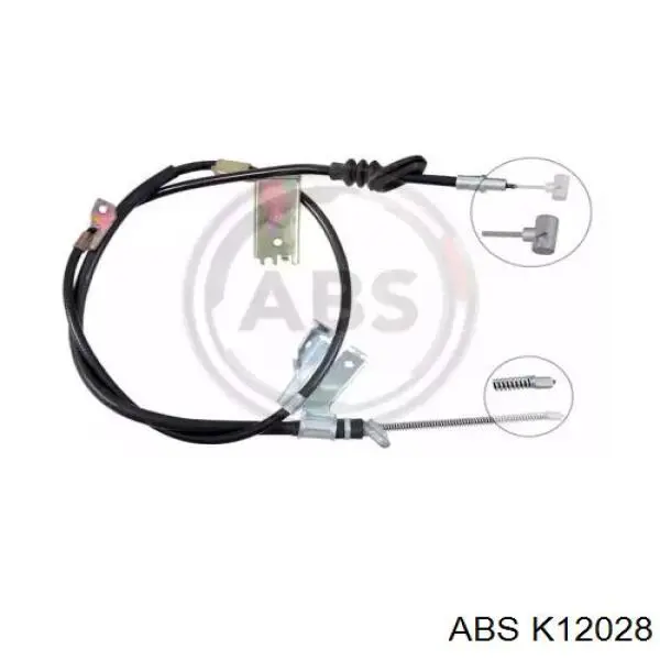 K12028 ABS cable de freno de mano trasero derecho