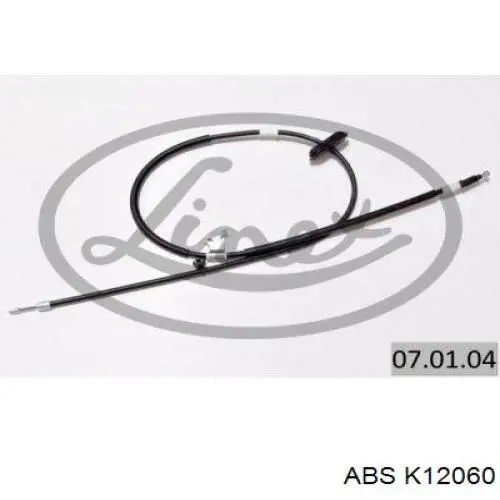 K12060 ABS cable de freno de mano trasero izquierdo