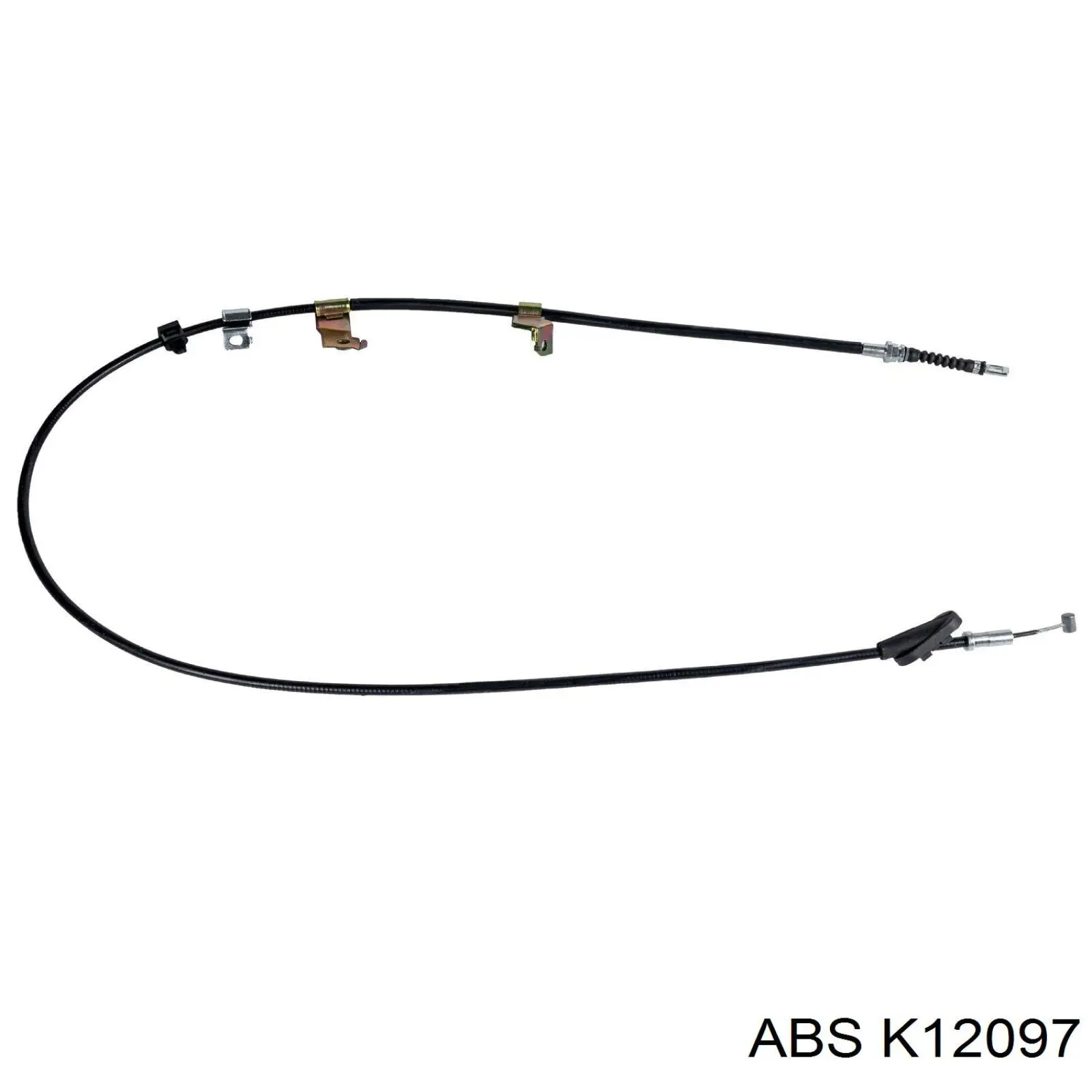 K12097 ABS cable de freno de mano trasero izquierdo