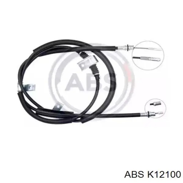 K12100 ABS cable de freno de mano trasero derecho