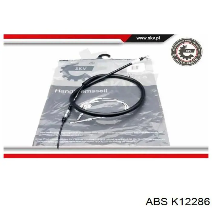 K12286 ABS cable de freno de mano trasero derecho/izquierdo