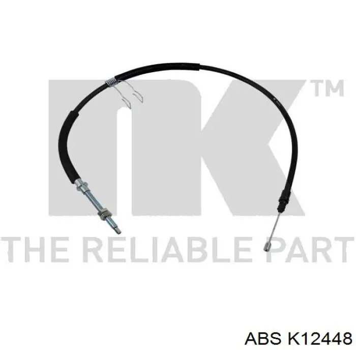 K12448 ABS cable de freno de mano trasero derecho