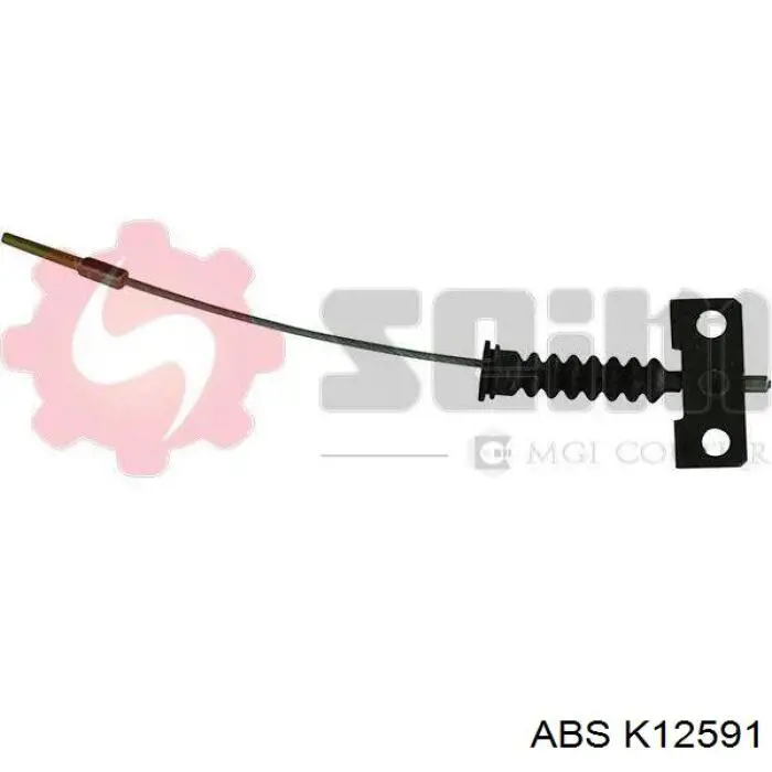 1987477982 Bosch Cable de freno de mano delantero 