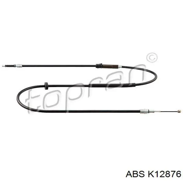 K12876 ABS cable de freno de mano trasero derecho/izquierdo