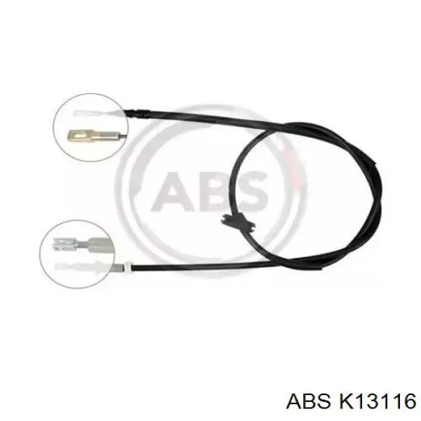 K13116 ABS cable de freno de mano trasero derecho