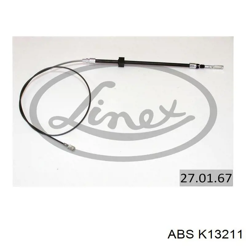 K13211 ABS cable de freno de mano delantero