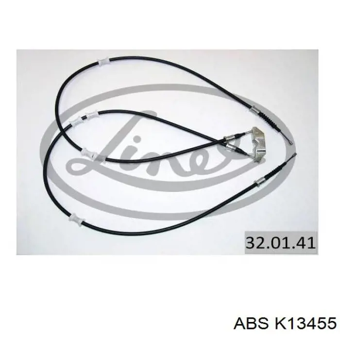 K13455 ABS cable de freno de mano trasero derecho/izquierdo
