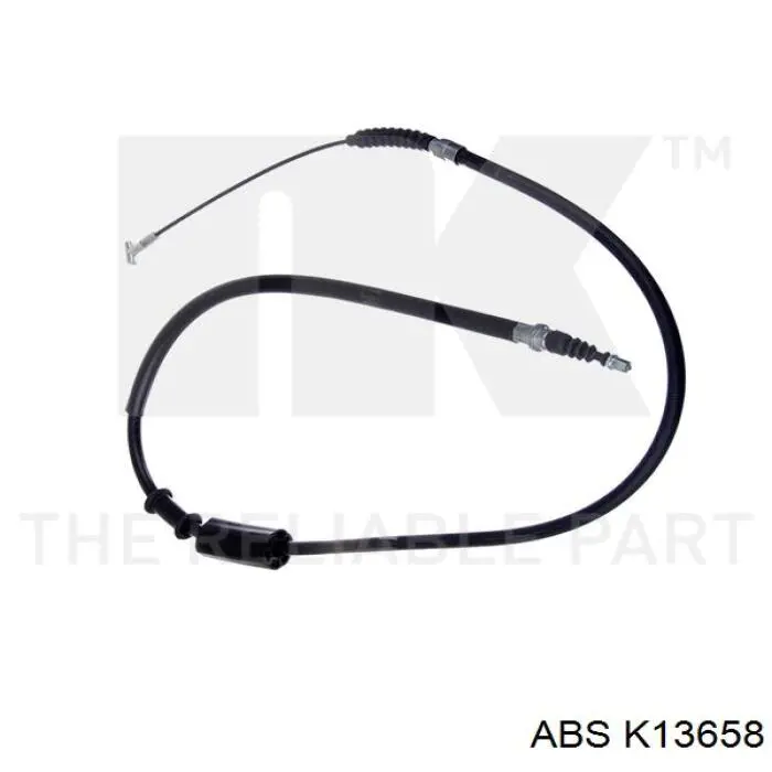 K13658 ABS cable de freno de mano trasero derecho