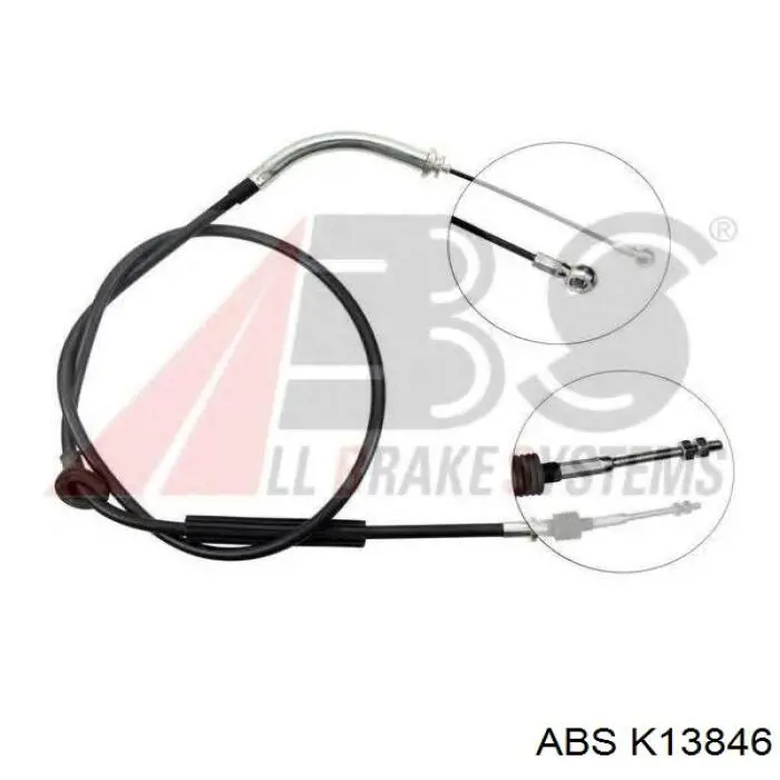 K13846 ABS cable de freno de mano intermedio