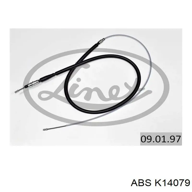 K14079 ABS cable de freno de mano trasero derecho/izquierdo