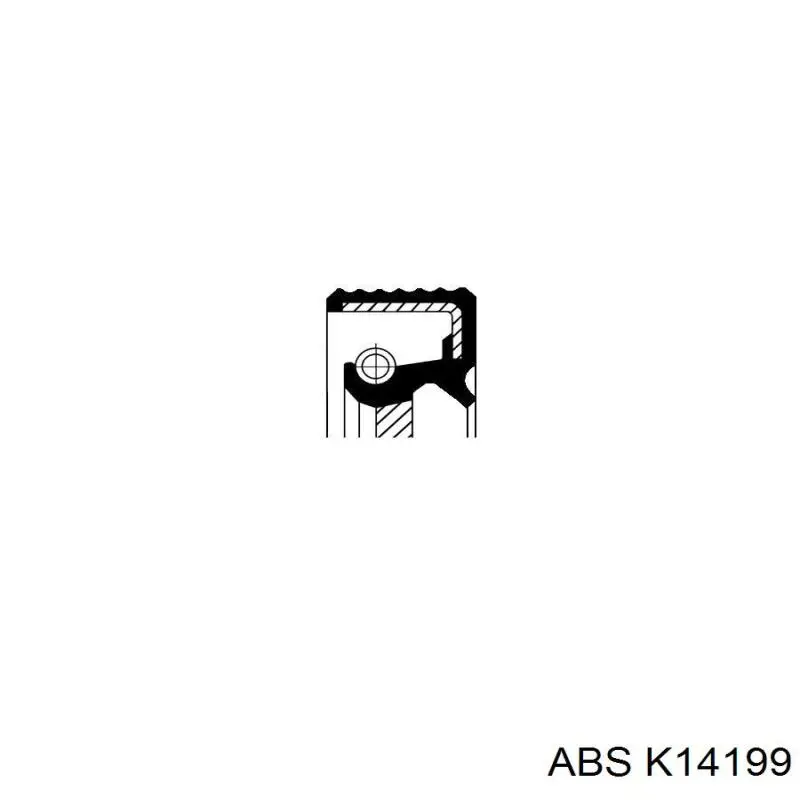 K14199 ABS cable de freno de mano trasero derecho/izquierdo