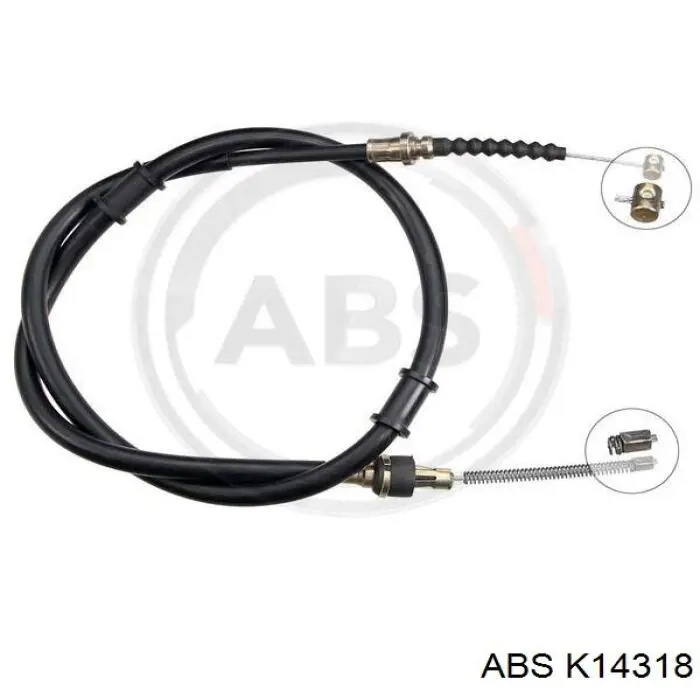 Comprar K14318 ABS Cable de freno de mano trasero derecho