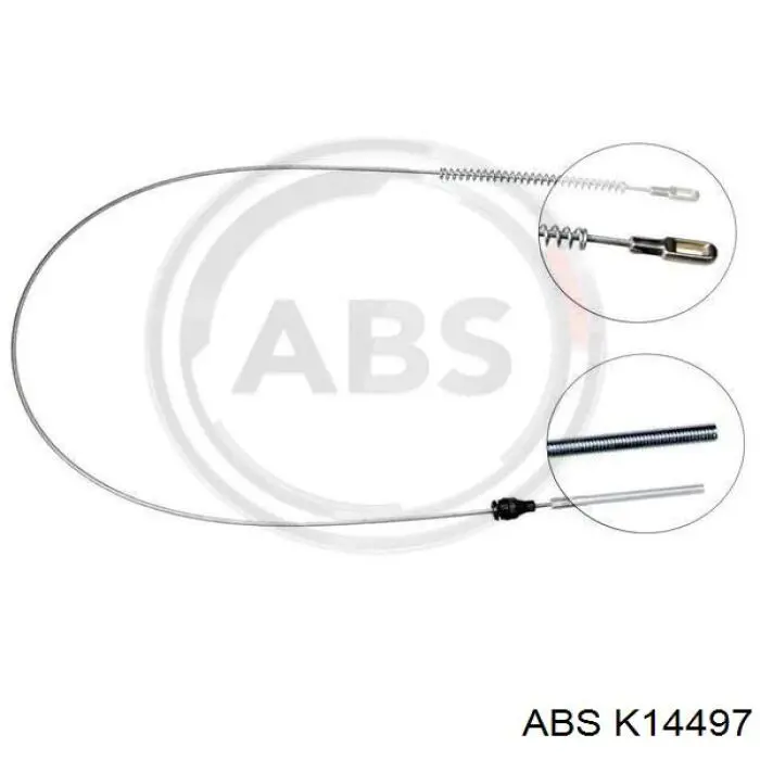 K14497 ABS cable de freno de mano trasero izquierdo