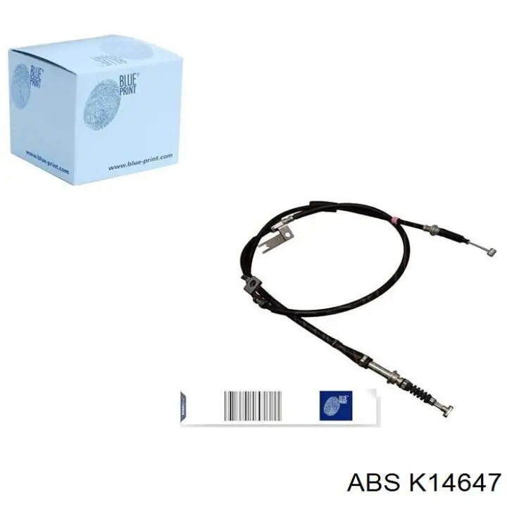 K14647 ABS cable de freno de mano trasero izquierdo