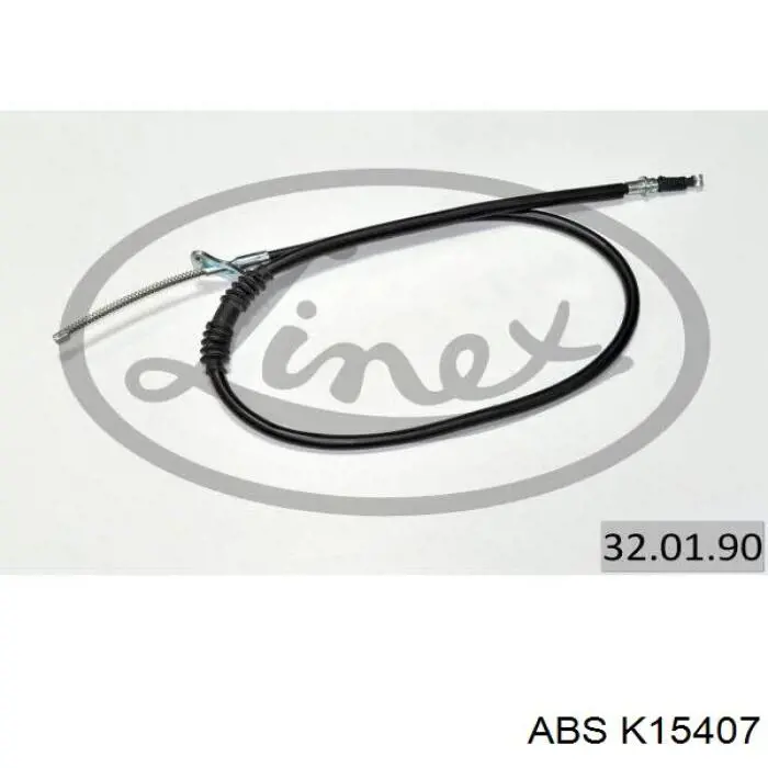 K15407 ABS cable de freno de mano trasero izquierdo