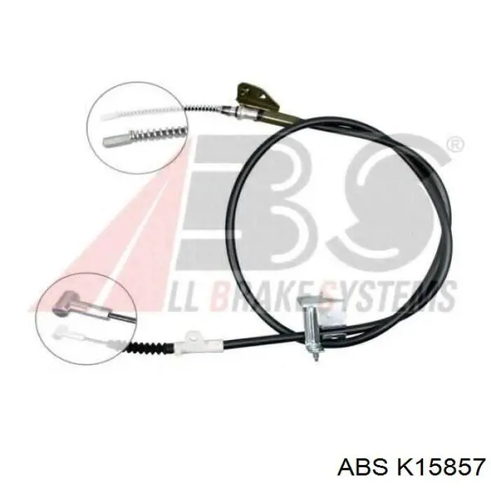 K15857 ABS cable de freno de mano trasero izquierdo