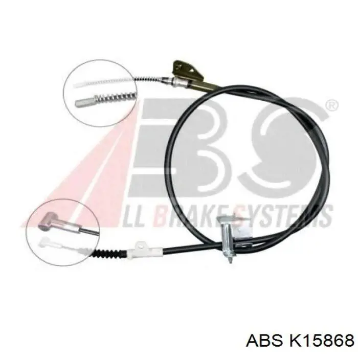 K15868 ABS cable de freno de mano trasero derecho