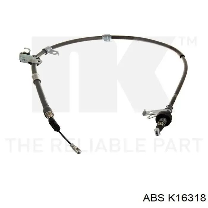 K16318 ABS cable de freno de mano trasero derecho