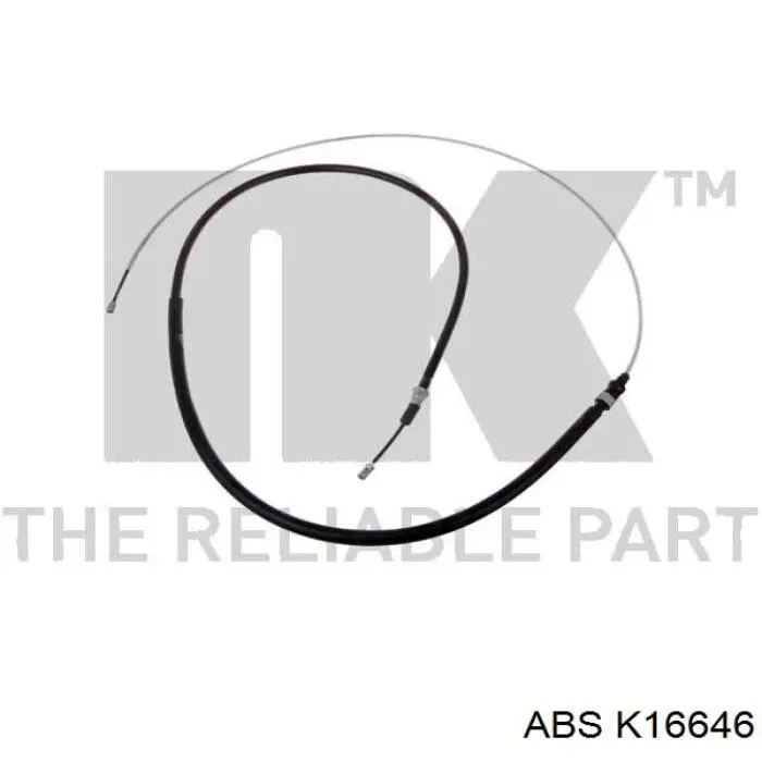 K16646 ABS cable de freno de mano trasero derecho/izquierdo