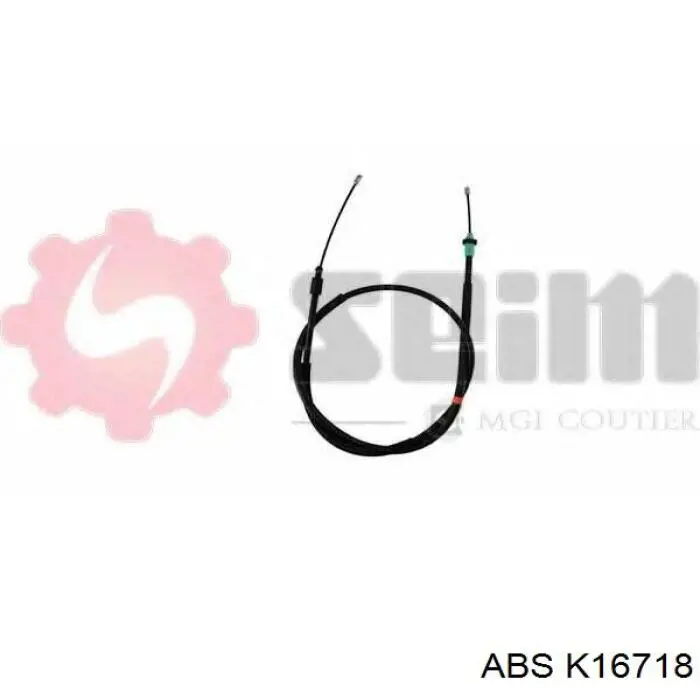 070274 Adriauto Cable de freno de mano trasero derecho