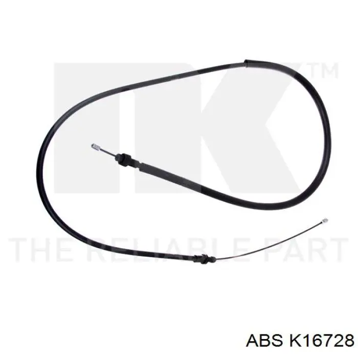 K16728 ABS cable de freno de mano trasero derecho