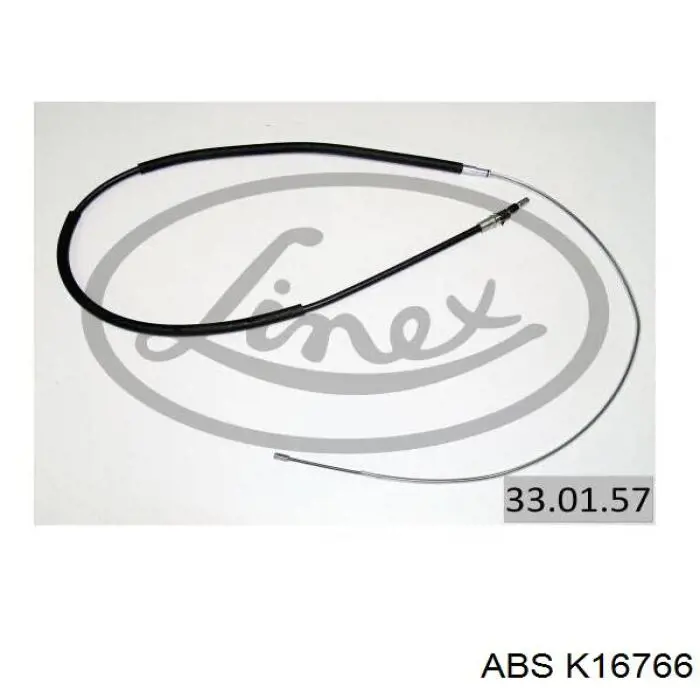 Cable de freno de mano trasero derecho/izquierdo ABS K16766