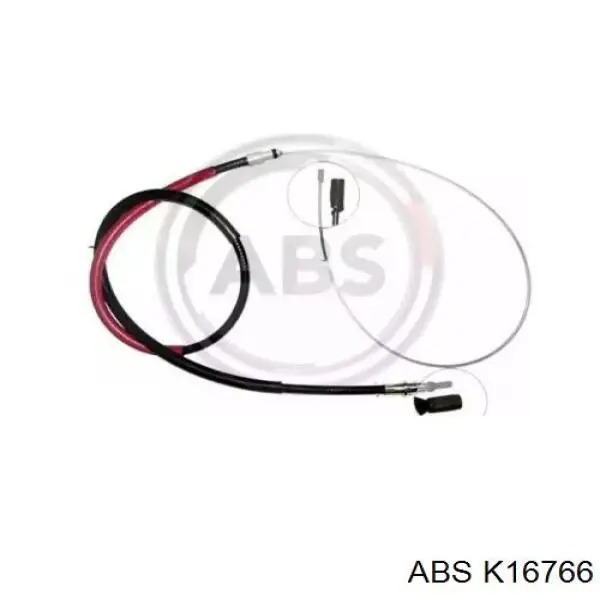 K16766 ABS cable de freno de mano trasero derecho/izquierdo